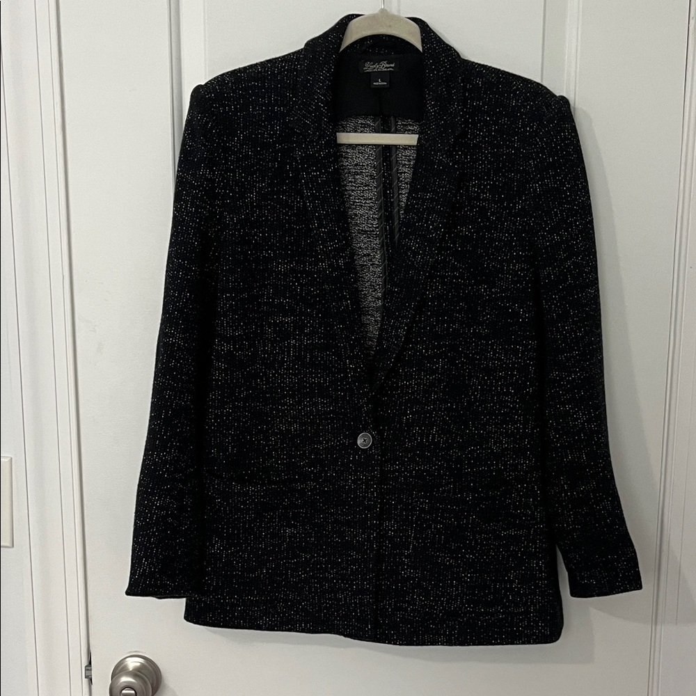 Lucky Brand Black Tweed Blazer